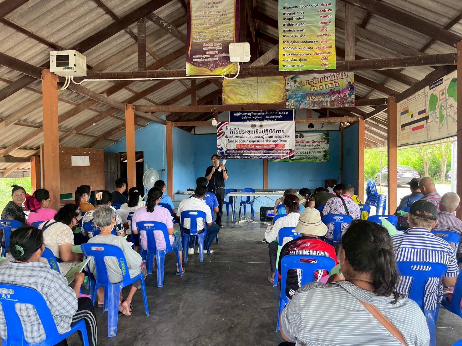 สพอ.จอมบึง : ดำเนินโครงการประชุมเชิงปฏิบัติการส่งเสริมการมีส่วนร่วมผู้แทนภาคประชาชน ในการต่อต้านการทุจริตและประพฤติมิชอบ