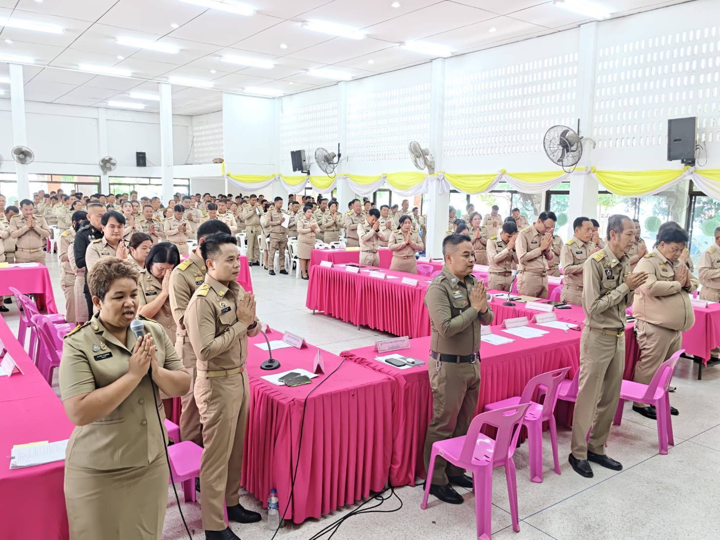 สพอ.จอมบึง : ร่วมประชุมหัวหน้าส่วนราชการ และคณะกรรมการบริหารงานอำเภอแบบบูรณาการ (ก.บ.อ.จอมบึง) ผู้บริหารองค์กรปกครองส่วนท้องถิ่น หัวหน้าหน่วยงานรัฐวิสาหกิจฯ และการประชุมกำนัน ผู้ใหญ่บ้าน ฯลฯ อำเภอจอมบึง ครั้งที่ 5/2569