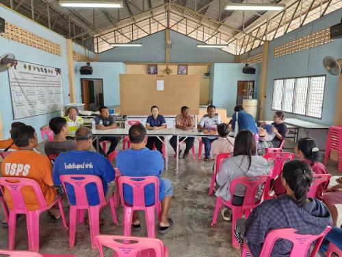 สพอ.จอมบึง :  ประชุมโครงการแก้ไขปัญหาความยากจน (กข.คจ.) บ้านรางม่วงหมู่ที่ 8 ตำบลจอมบึง อำเภอจอมบึงจังหวัดราชบุรี