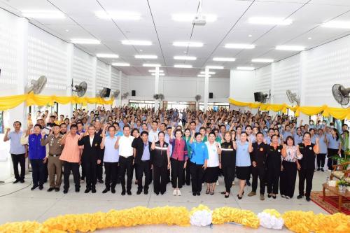 พช.จอมบึง ร่วมโครงการผู้ว่าฯราชบุรีพบปะ อสม.