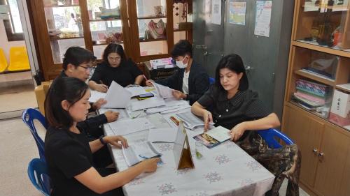 พช.จอมบึง : จัดประชุมเพื่อขับเคลื่อนภารกิจงานพัฒนาชุมชนตามนโยบายของกรมการพัฒนาชุมชน